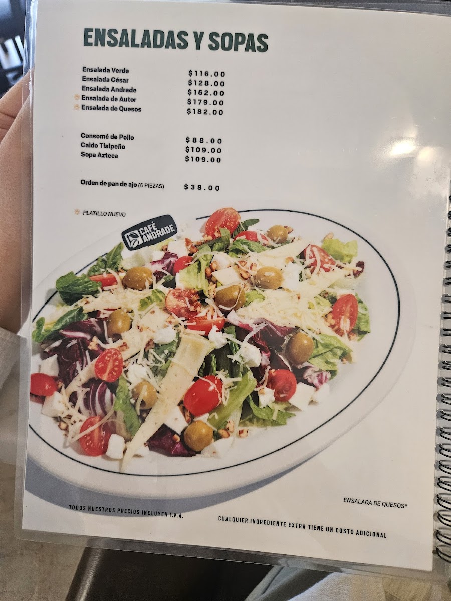 Café Andrade Menu - Image 4